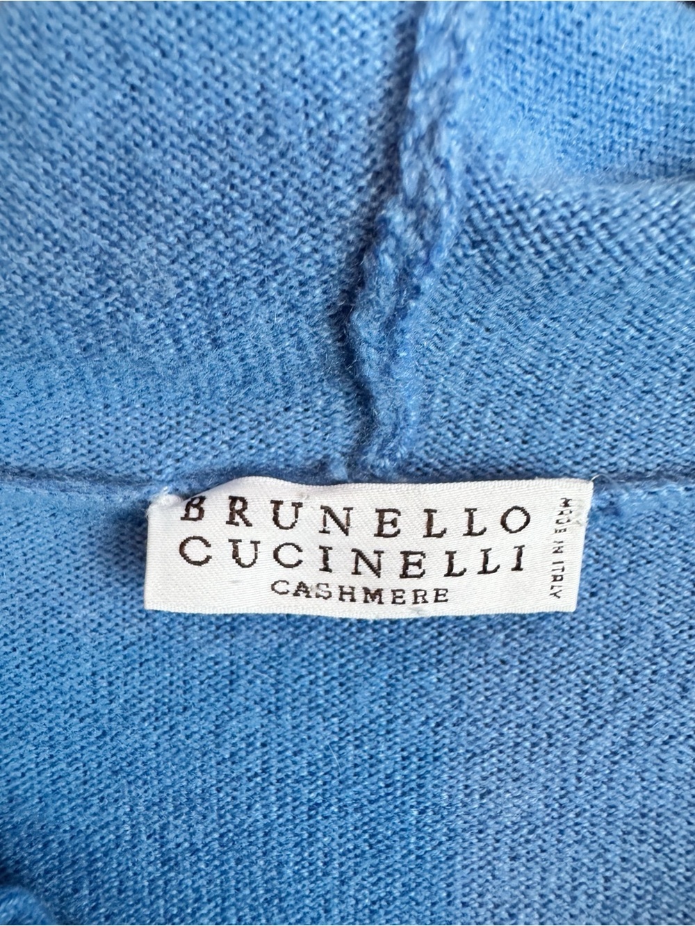 Brunello Cucinelli | Blue 2-Piece 100% Cashmere Sweater Set, M - Picture 4 of 11